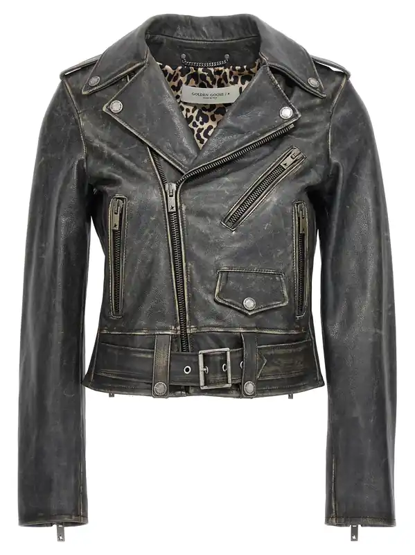 Destiny Slim Puffer Jackets Black - Golden Goose