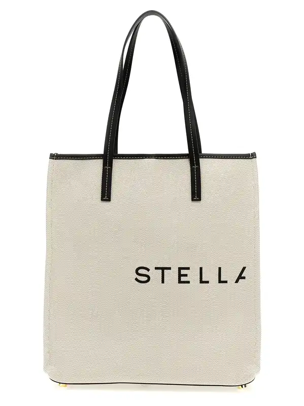 Logo Shopping Bag Tote Bag Beige - Stella McCartney