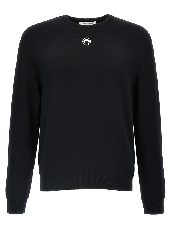 Moon Logo Sweaters And Cardigans Black - Marine Serre