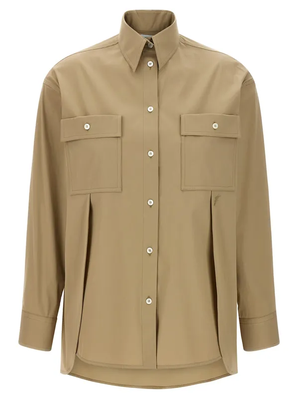 Pannelli Shirt Shirt And Blouse Beige - Ferragamo