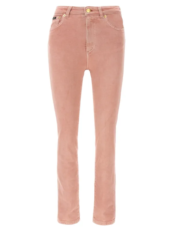 High Waist Jeans Pink - Dolce & Gabbana