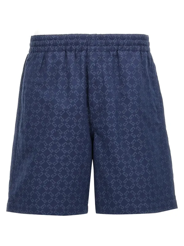 Monogram Bermuda And Short Blue - Givenchy