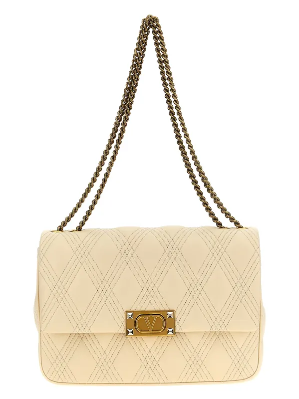 Quiltie 67 Shoulder Bags White - Valentino Garavani
