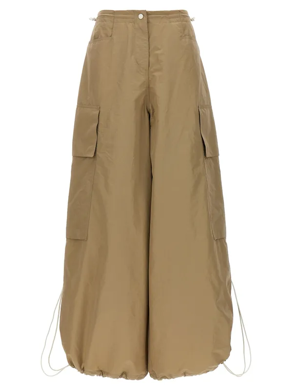 Parachute Pants Beige - Palm Angels