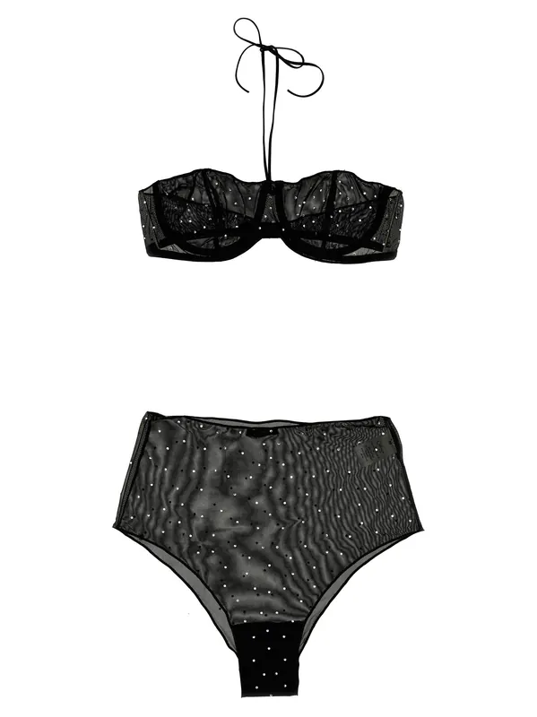 Gem Necklace Intimo Black - Oséree