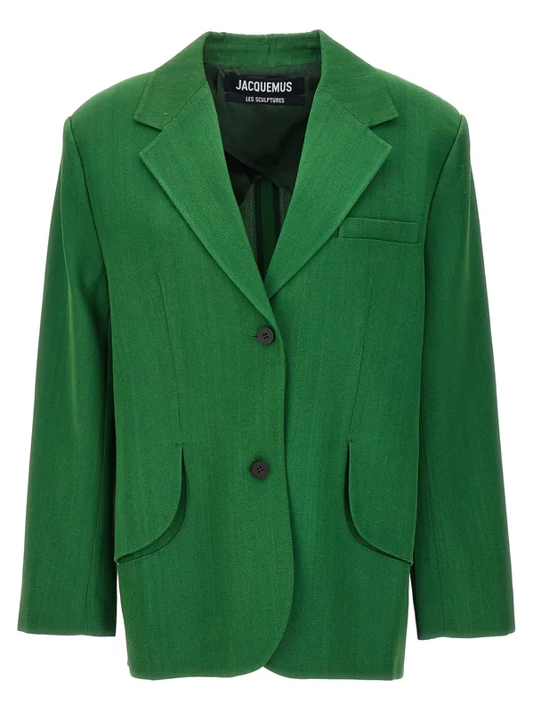La Veste Titolo Blazers Green - Jacquemus