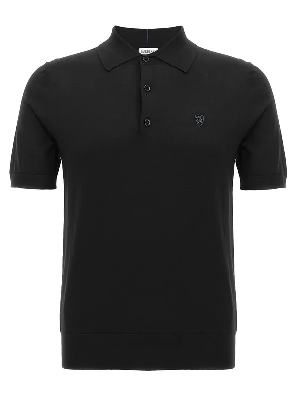 Wool Shirt Polo Black - Burberry