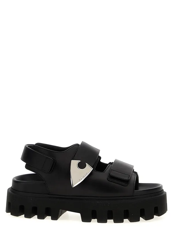Parachute Sandals Black - Alexander McQueen
