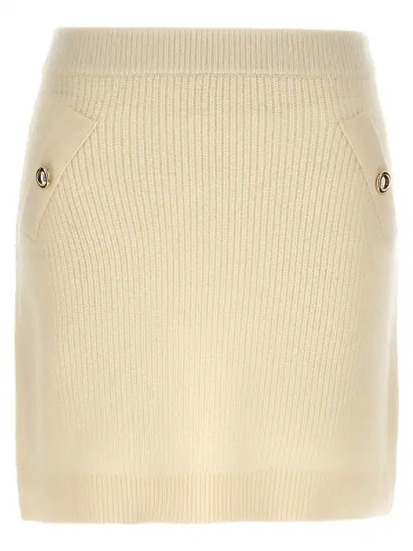 Knitted Skirt Skirts White - Michael Kors