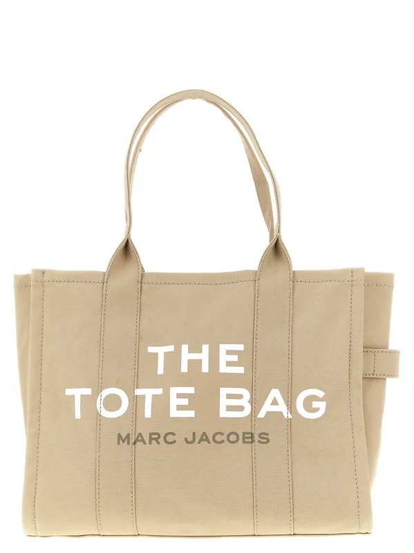 The Canvas Large Tote Tote Bag Beige - Marc Jacobs