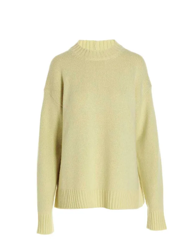 Crewneck Sweater Sweaters And Cardigans Yellow - Jil Sander