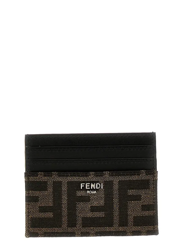 Ff Wallets And Card Holders Brown - Fendi