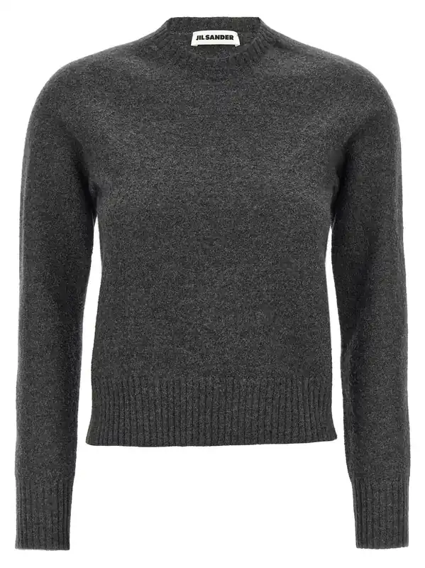 Wool Sweater Sweaters And Cardigans Gray - Jil Sander