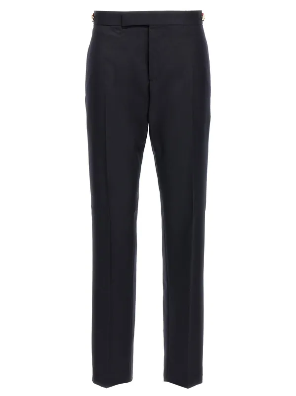 Low Rise Pants Blue - Thom Browne