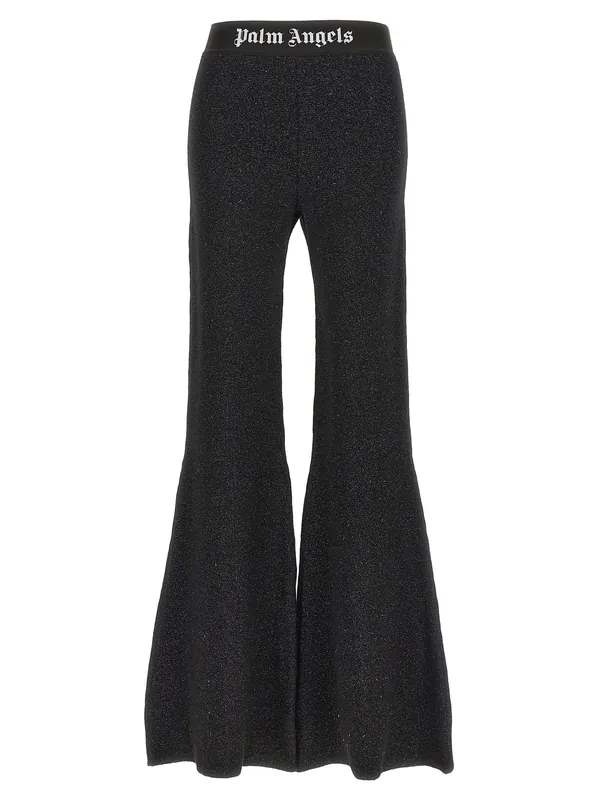 Logo Tape Pants Black - Palm Angels
