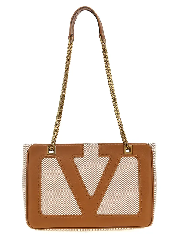 Viva Superstar Tote Bag Beige - Valentino Garavani