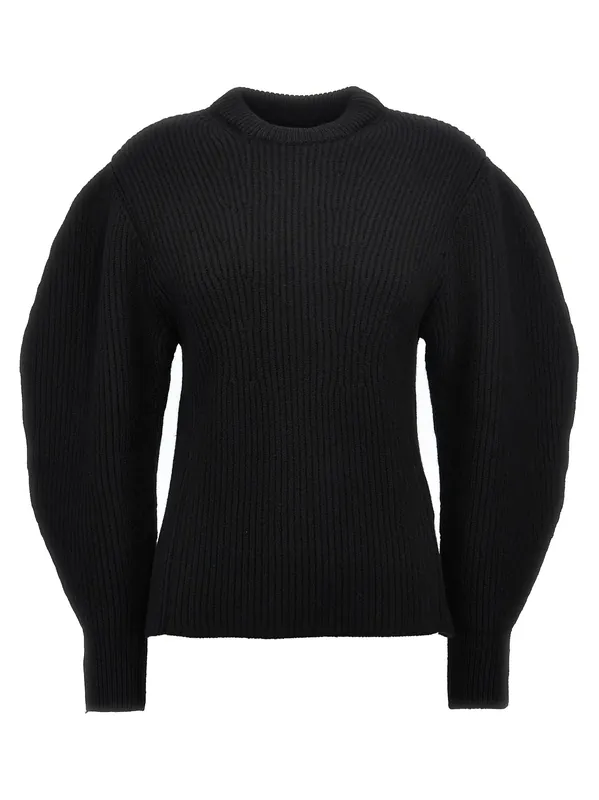 Ribbed Sweater Sweaters And Cardigans Black - Jil Sander