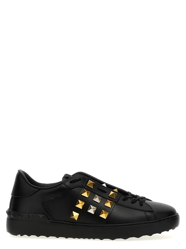 Rockstud Untitled Sneakers Black - Valentino Garavani