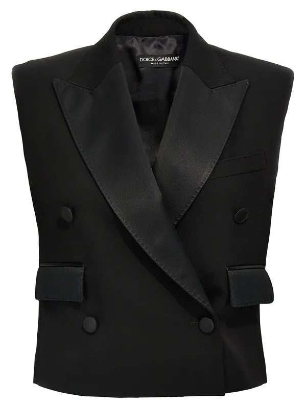 Tuxedo Gilet Black - Dolce & Gabbana