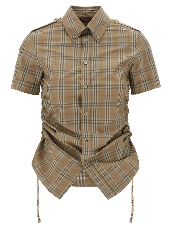 Check Shirt Shirt And Blouse Multicolor - Burberry