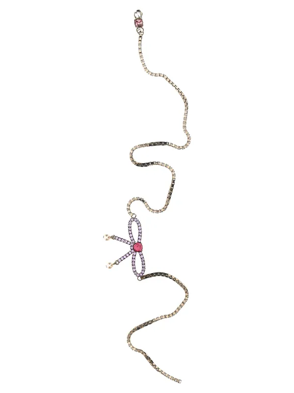 Bow Crystal Long Earrings Jewelry Multicolor - Dsquared2