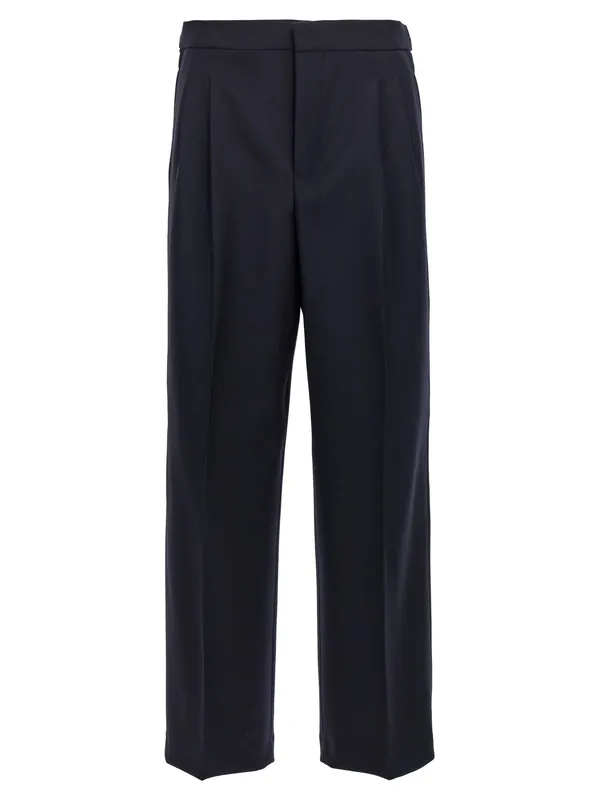 Front Pleat Pants Blue - Ami Paris
