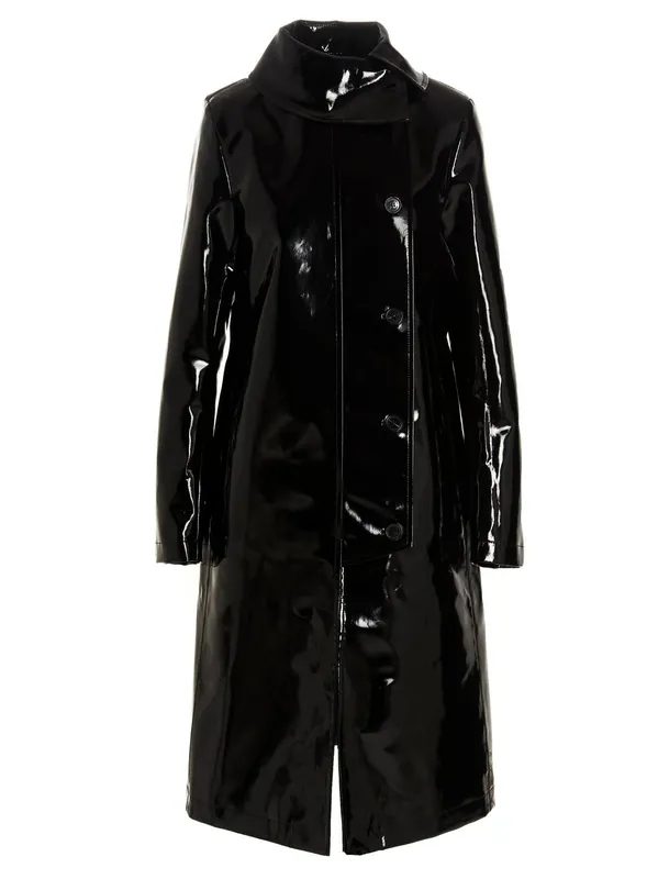 Vinyl Trench Coat Coats And Trench Coats Black - Raf Simons