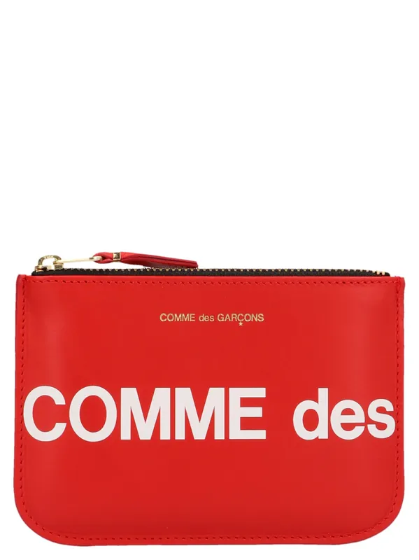 Huge Logo Wallets And Card Holders Red - Comme Des Garçon