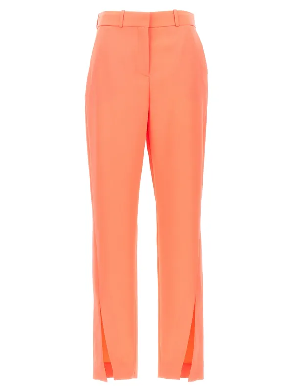 With Side Slits Pants Pink - Balmain