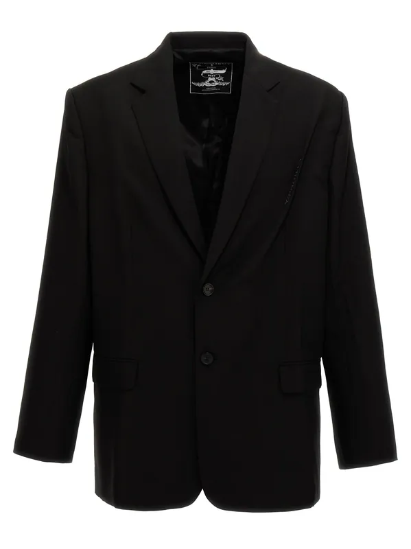 Pinched Logo Blazer Black - Y/Project