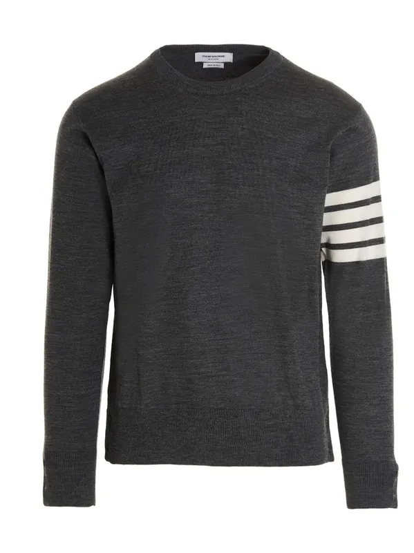 4 Bar Sweaters And Cardigans Gray - Thom Browne