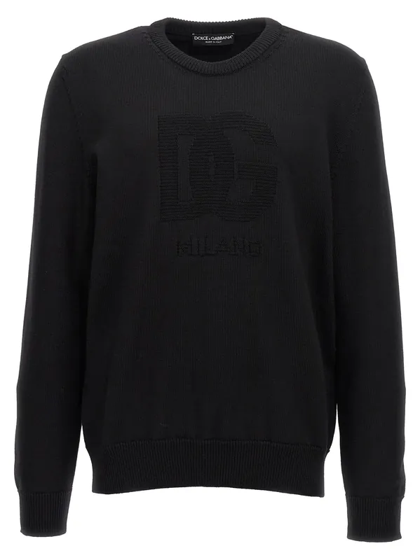 Dg Sweaters And Cardigans Black - Dolce & Gabbana
