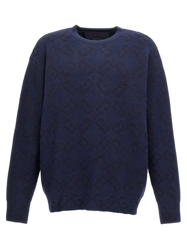 Logo Embroidery Sweater Sweaters And Cardigans Blue - Givenchy