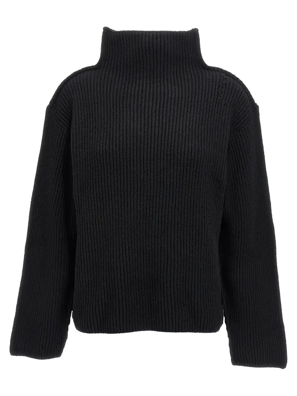 Ribbed Sweater Sweaters And Cardigans Black - Marni