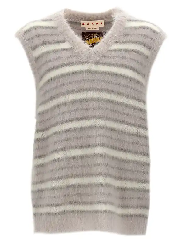 Fuzzy Wuzzy Gilet Gray - Marni
