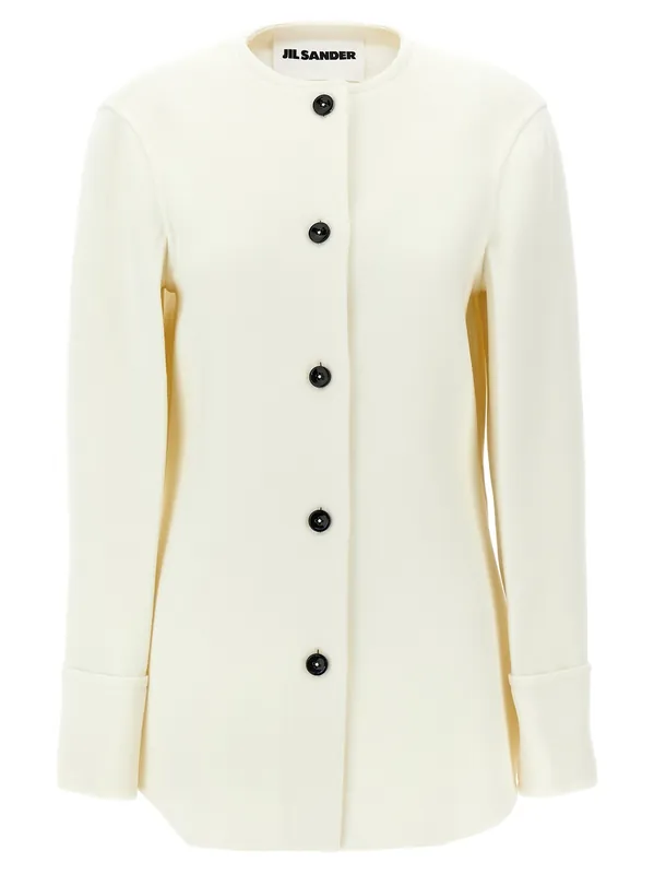 94 Coats And Trench Coats White - Jil Sander