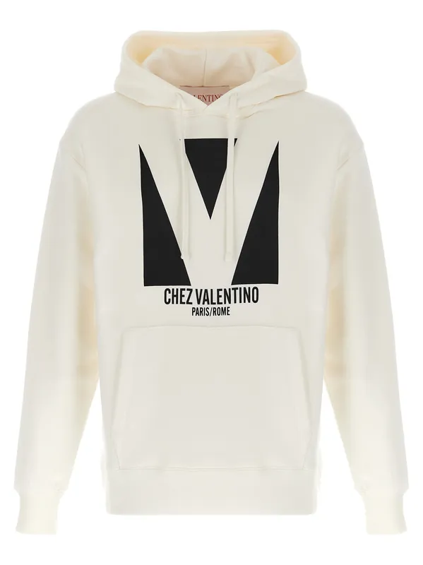Valentino Garavani Hoodie Sweatshirt White