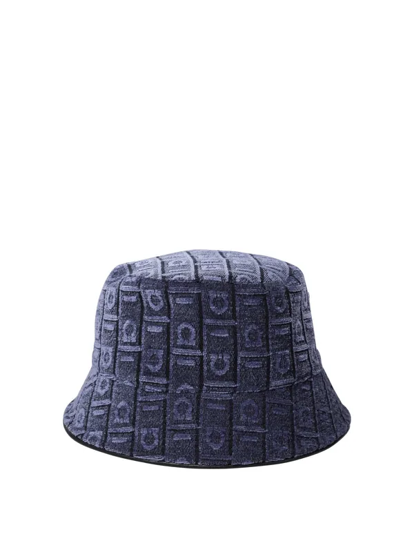 Bucket Hat Hats Blue - Ferragamo