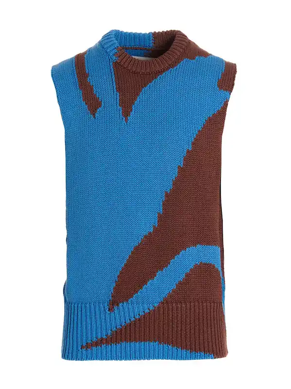 Colorblock Vest Gilet Multicolor - Jil Sander