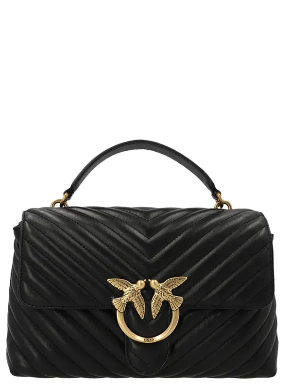 Classic Love Bag Puff Hand Bags Black - Pinko