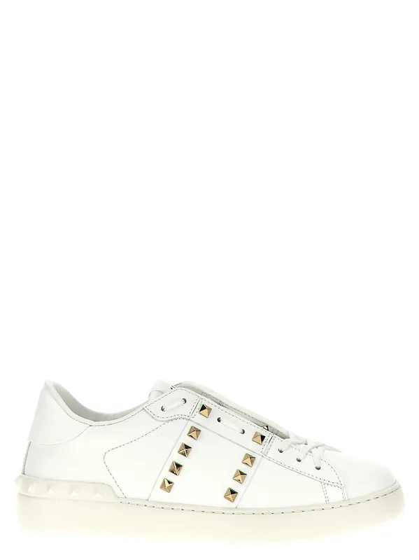 Rockstud Untitled Sneakers White - Valentino Garavani