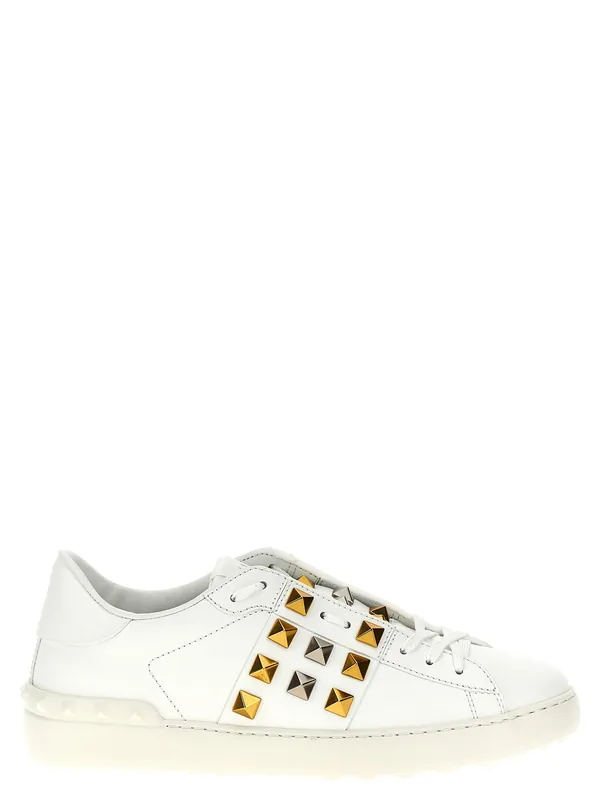 Rockstud Untitled Sneakers White - Valentino Garavani