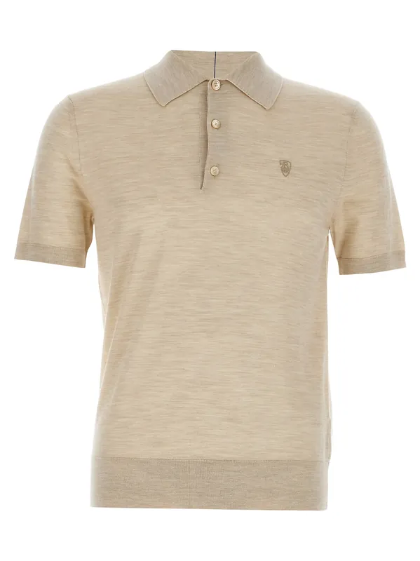 Wool Shirt Polo Beige - Burberry