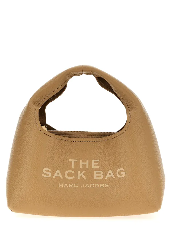 The Mini Sack Bag Hand Bags Beige - Marc Jacobs