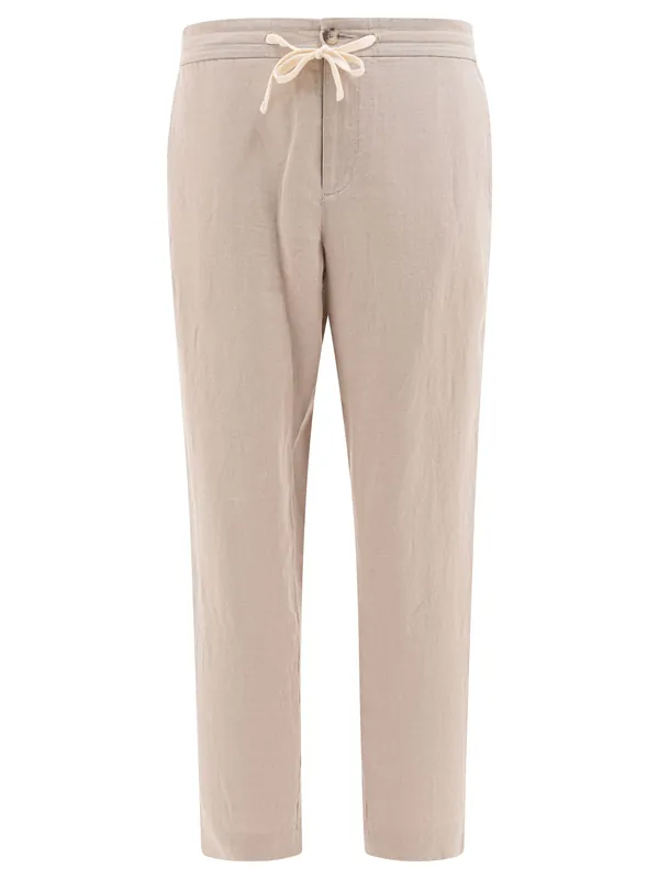 Hemp Trousers Beige - Vince