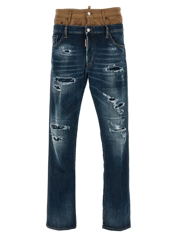 Skinny Twin Pack Jeans Blue - Dsquared2