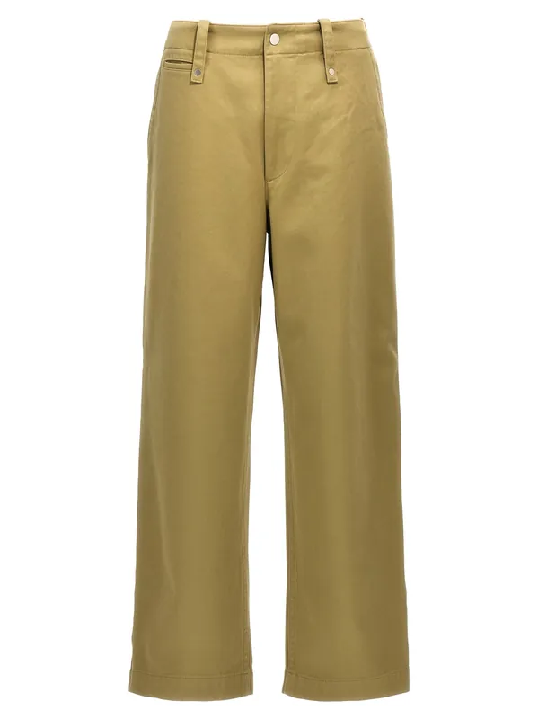 Cotton Trousers Pants Beige - Burberry