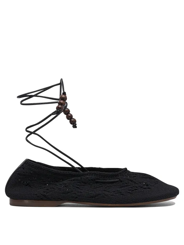 Rosemary Ballerinas Black - Alohas