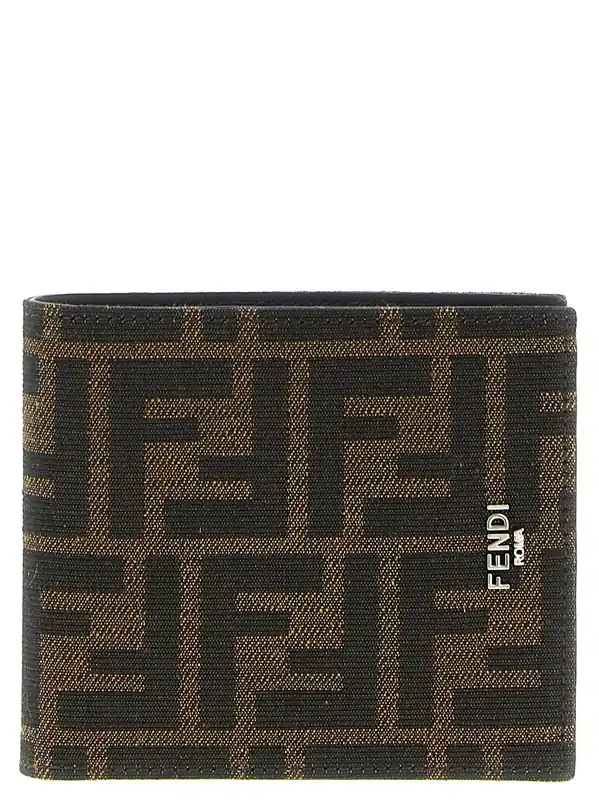 Ff Wallets And Card Holders Brown - Fendi