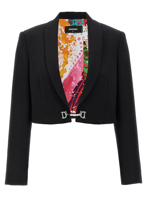 D2 Jewel Blazers Black - Dsquared2